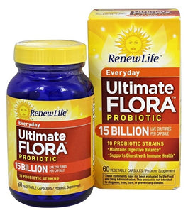 renew-life-ultimate-flora-everyday-probiotic-for-adults-15-billion-60-capsules - Supplements-Natural & Organic Vitamins-Essentials4me
