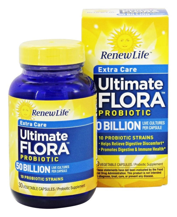 renew-life-ultimate-flora-50-billion-30-vegetable-capsules - Supplements-Natural & Organic Vitamins-Essentials4me