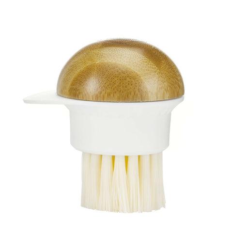 full-circle-funguy-2-in-1-mushroom-cleaning-brush-white - Supplements-Natural & Organic Vitamins-Essentials4me