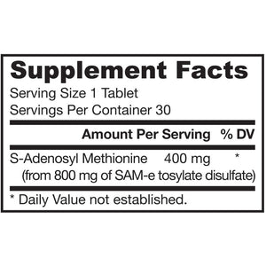jarrow-formulas-sam-e-400-400-mg-30-tablets - Supplements-Natural & Organic Vitamins-Essentials4me
