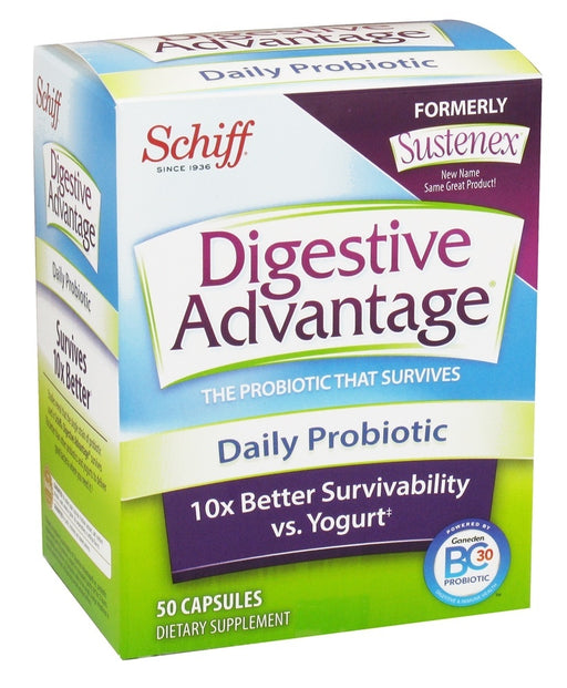 schiff-digestive-advantage-daily-probiotic-50-capsules - Supplements-Natural & Organic Vitamins-Essentials4me