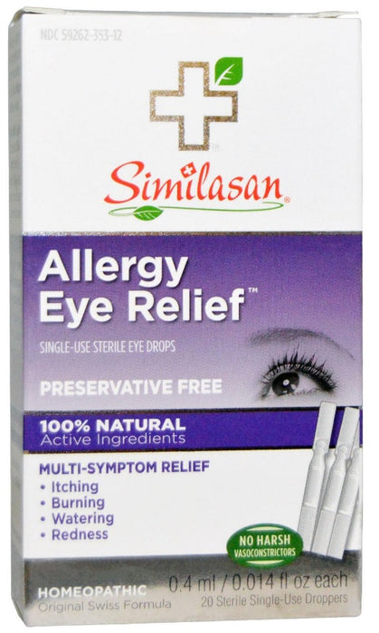 similasan-allergy-eye-relief-eye-drops-20-single-use-droppers - Supplements-Natural & Organic Vitamins-Essentials4me