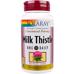 solaray-milk-thistle-60-vegetarian-capsules - Supplements-Natural & Organic Vitamins-Essentials4me