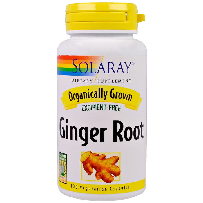 solaray-organic-ginger-root-540-mg-100-veggie-caps - Supplements-Natural & Organic Vitamins-Essentials4me