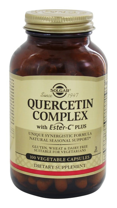 solgar-quercetin-complex-with-ester-c-plus-100-vegetarian-capsules - Supplements-Natural & Organic Vitamins-Essentials4me