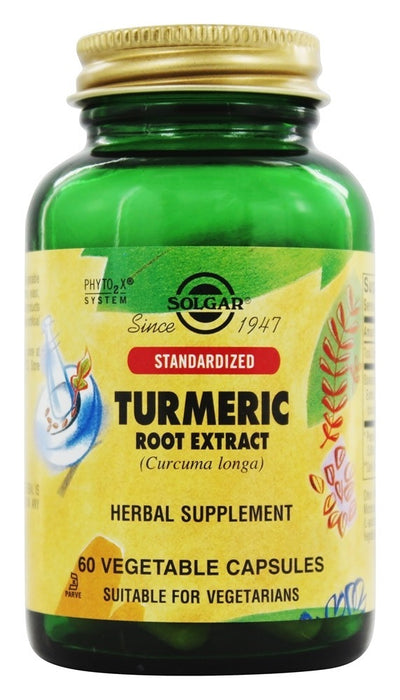 solgar-turmeric-root-extract-standardized-60-vegetarian-capsules - Supplements-Natural & Organic Vitamins-Essentials4me