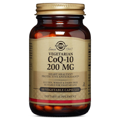 solgar-vegetarian-coq-10-200-mg-60-vegetable-capsules - Supplements-Natural & Organic Vitamins-Essentials4me