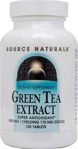 source-naturals-green-tea-extract-500-mg-120-tablets - Supplements-Natural & Organic Vitamins-Essentials4me