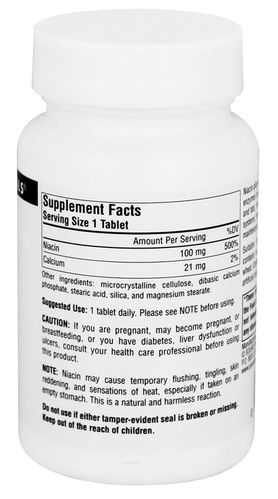 source-naturals-niacin-100-mg-250-tablets - Supplements-Natural & Organic Vitamins-Essentials4me
