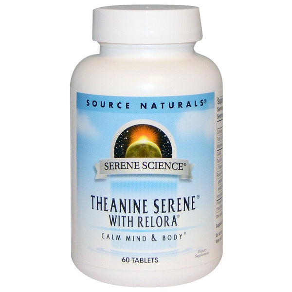 Source Naturals Theanine Serene With Relora, 60 Tablets