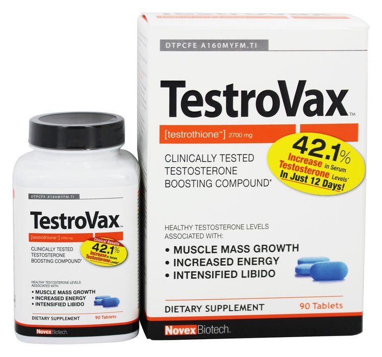 novex-biotech-testrovax-clinically-tested-testosterone-boosting-compound-90-tablets - Supplements-Natural & Organic Vitamins-Essentials4me