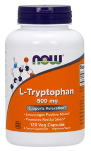 now-foods-l-tryptophan-500-mg-120-veg-capsules - Supplements-Natural & Organic Vitamins-Essentials4me