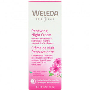 weleda-smoothing-night-cream-wild-rose-1-fl-oz - Supplements-Natural & Organic Vitamins-Essentials4me