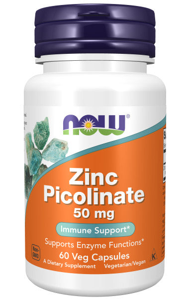 now-foods-zinc-picolinate-50mg-60-vegetable-capsules - Supplements-Natural & Organic Vitamins-Essentials4me